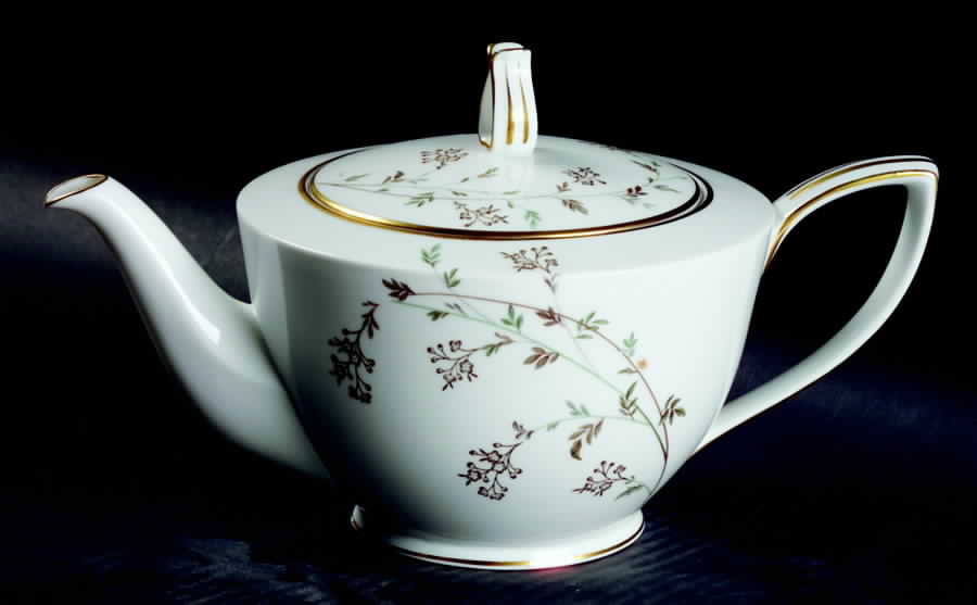 Florence (Coupe) Teapot & Lid by Noritake-1