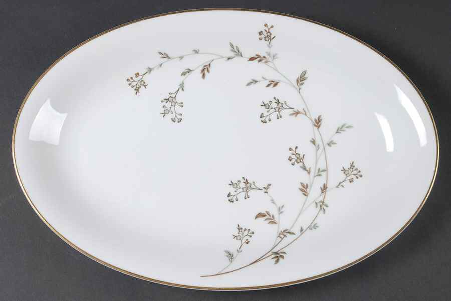 Florence (Coupe) 13" Oval Serving Platter by Noritake-1