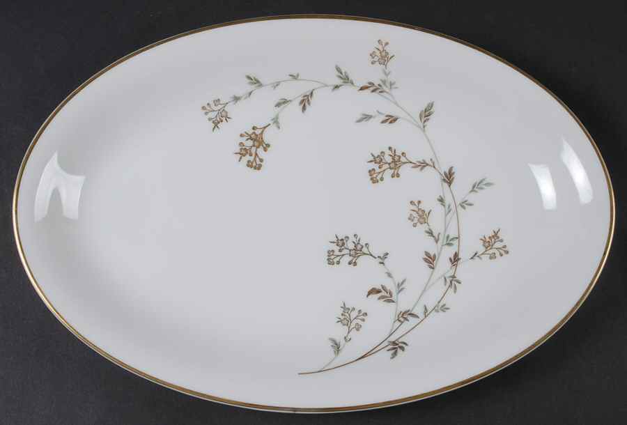 Florence (Coupe) 12" Oval Serving Platter by Noritake-1