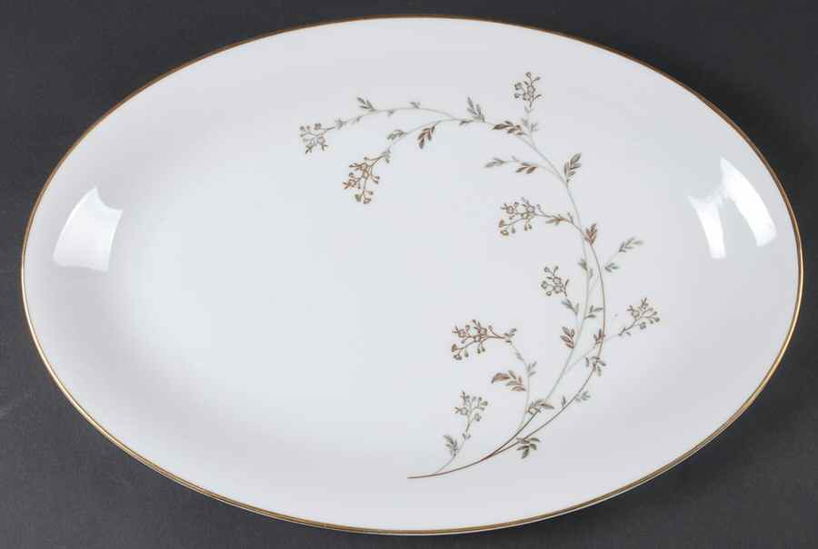 Florence (Coupe) 16" Oval Serving Platter by Noritake-1