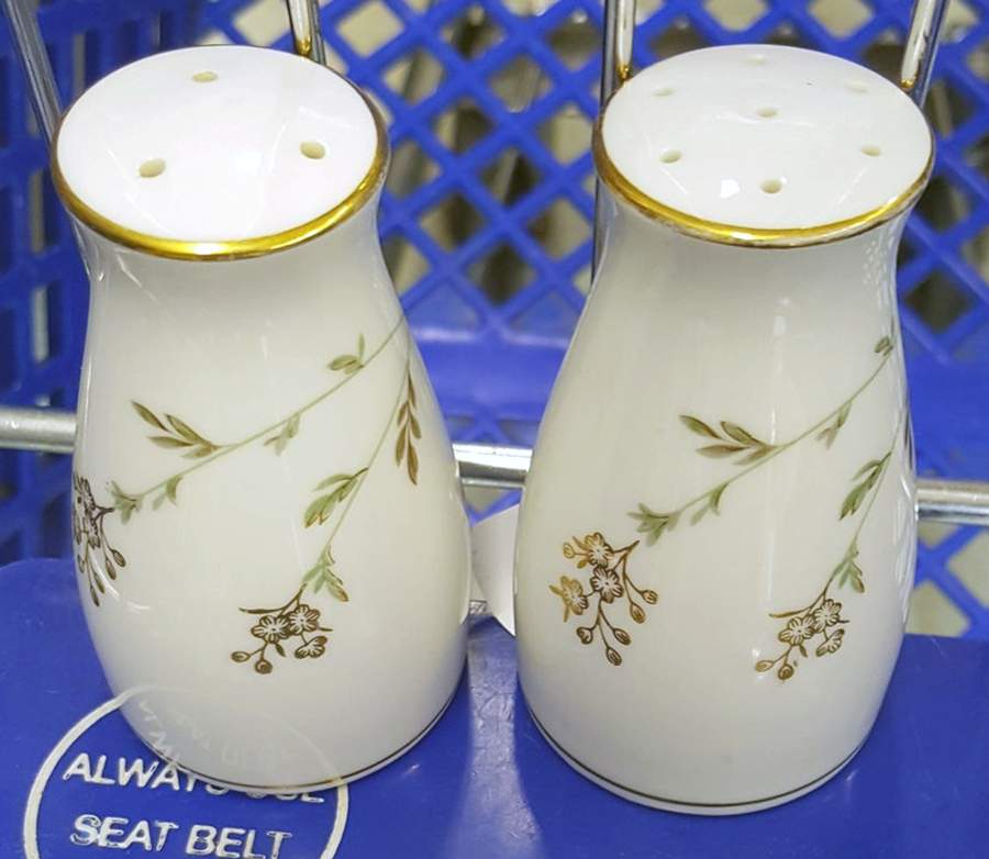 Florence (Coupe) Salt & Pepper Set by Noritake-1