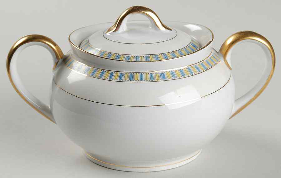 Florencia Sugar Bowl & Lid by Noritake-1