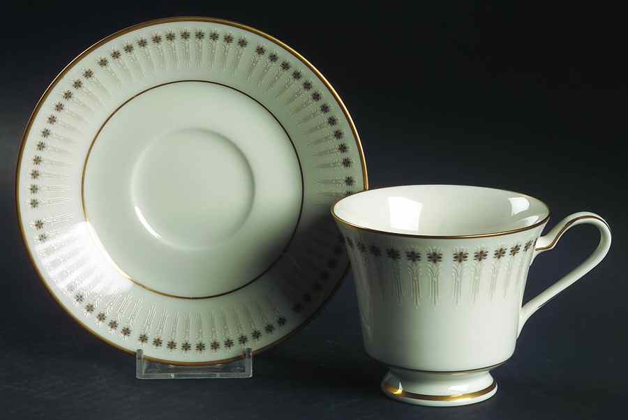 Florence Footed Cup & Saucer Set by Noritake-1