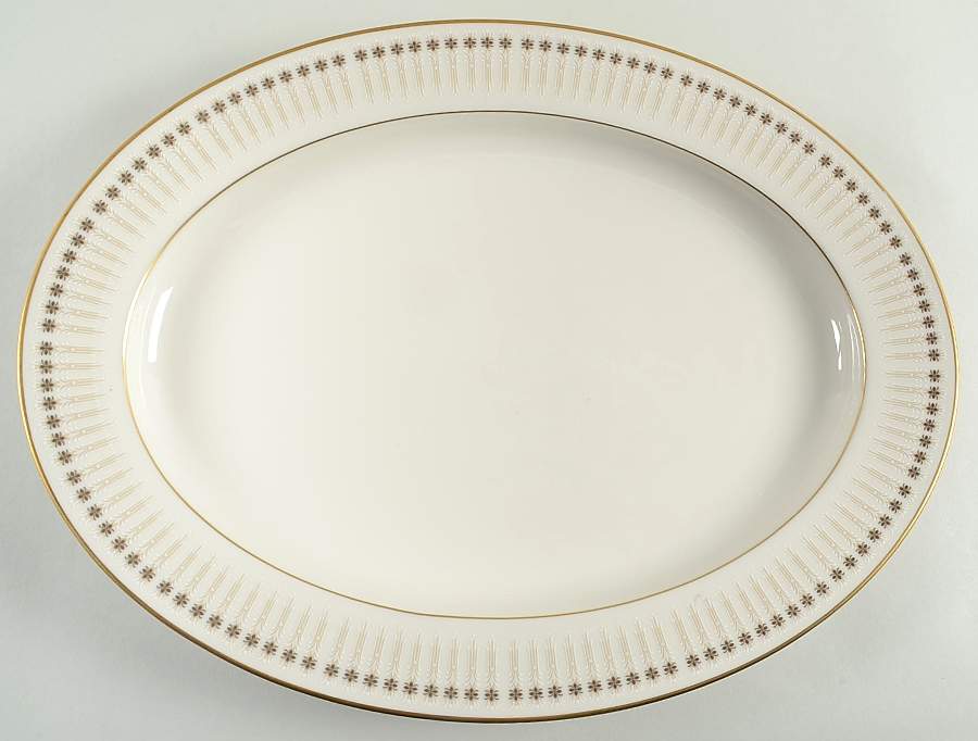 Florence 16" Oval Serving Platter by Noritake-1