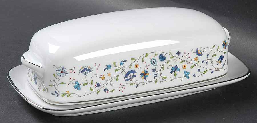 Floris 1/4 Lb Covered Butter by Noritake-1