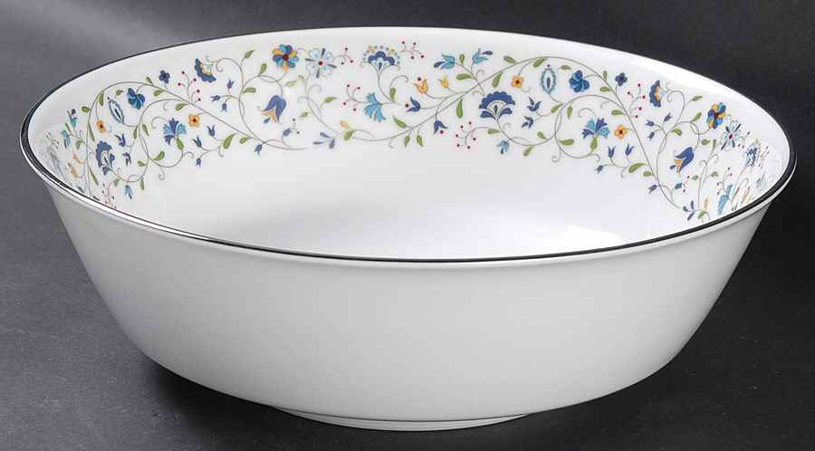 Floris 8" Round Vegetable Bowl by Noritake-1