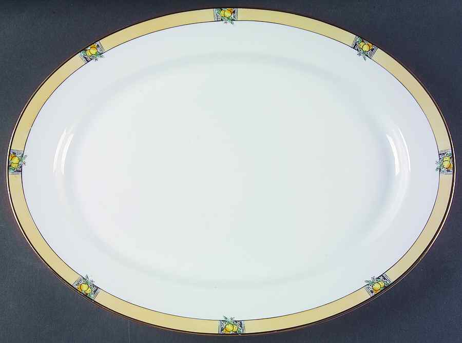 Florida 16" Oval Serving Platter by Noritake-1