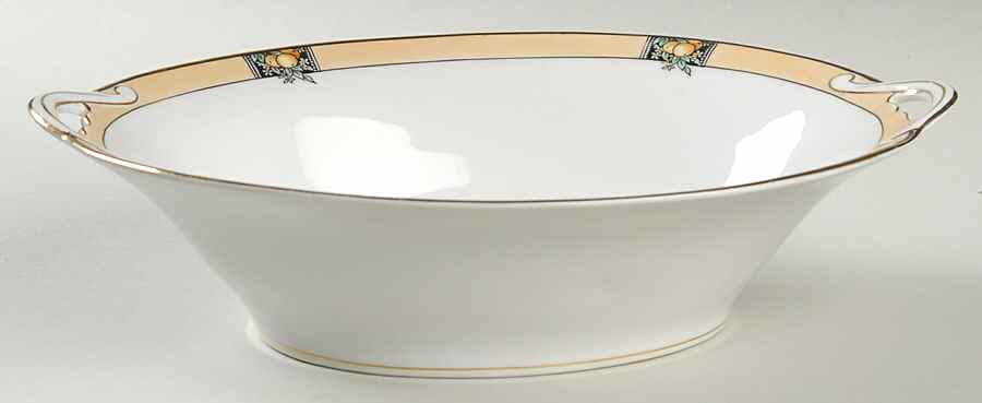 Florida 10" Oval Vegetable Bowl by Noritake-1