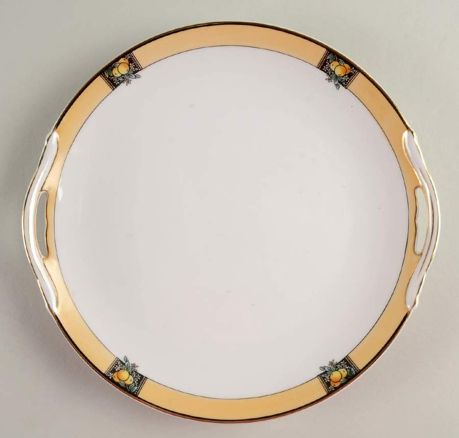 Florida Handled Cake Plate by Noritake-1