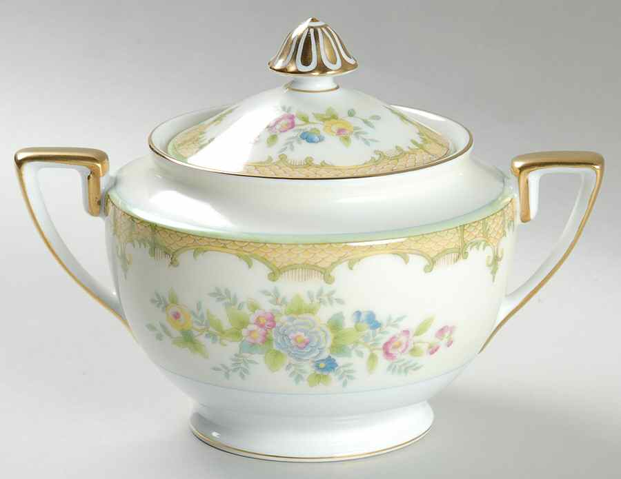 Florimont Sugar Bowl & Lid by Noritake-1