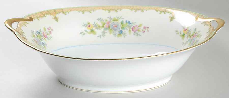 Florimont 10" Oval Vegetable Bowl by Noritake-1