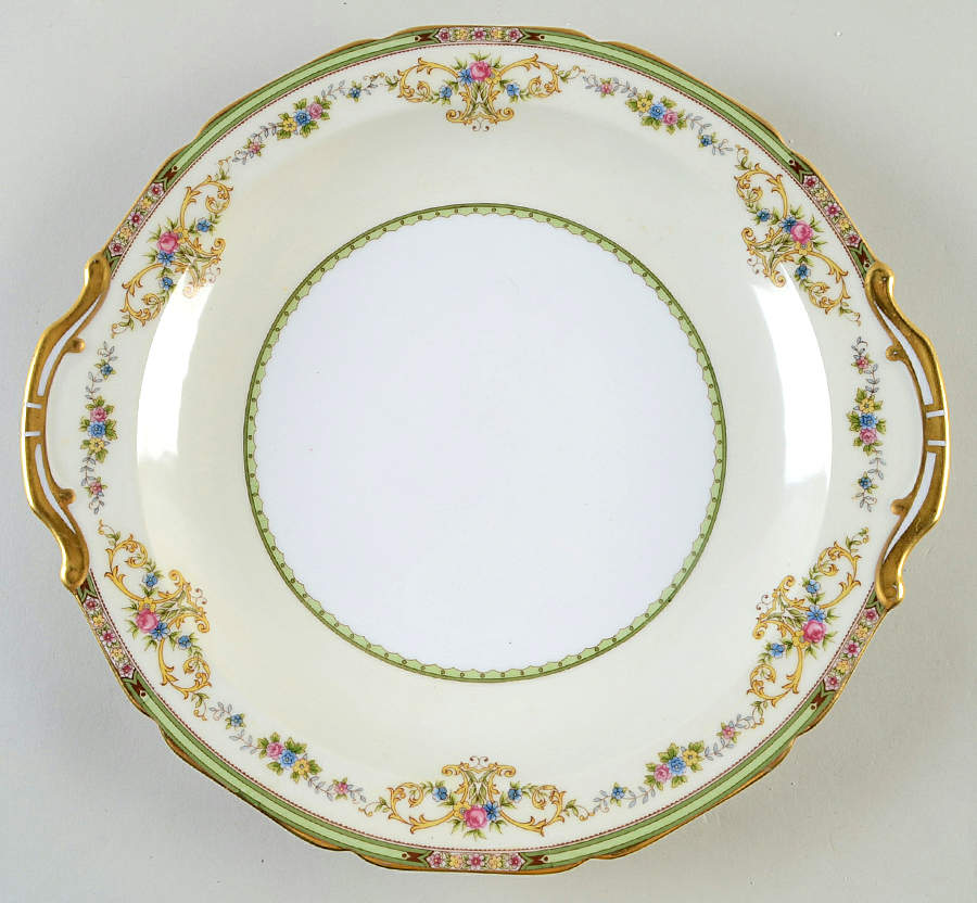 Florola 13" Handled Chop Plate (Round Platter) by Noritake-1