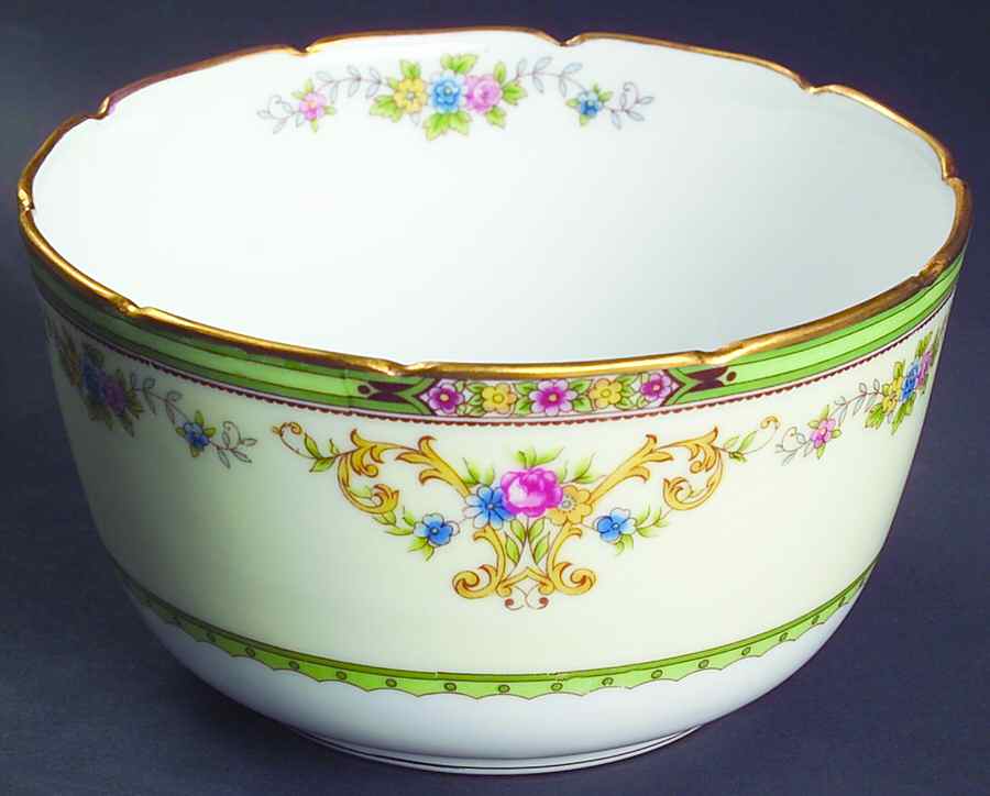Florola Cranberry Bowl by Noritake-1