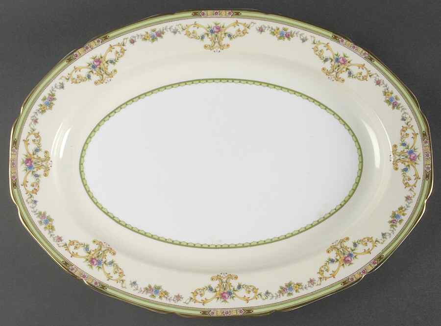Florola 16" Oval Serving Platter by Noritake-1