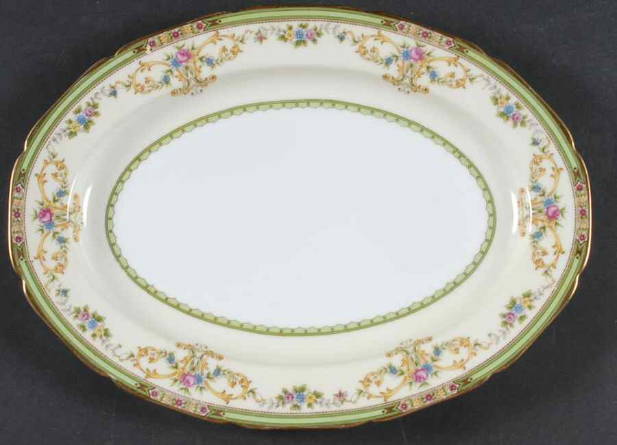 Florola 11" Oval Serving Platter by Noritake-1