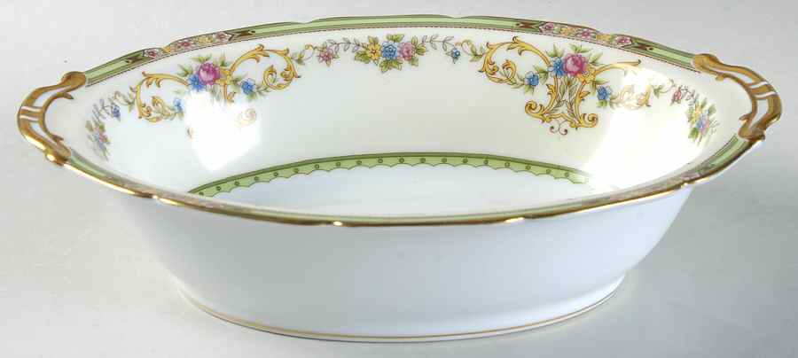Florola 9" Oval Vegetable Bowl by Noritake-1