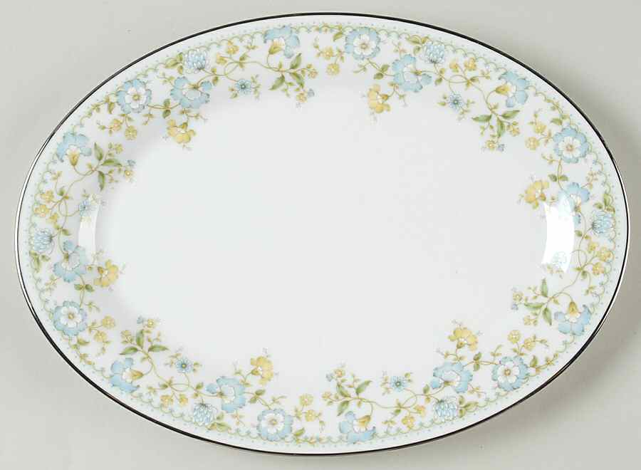 Flourish 12" Oval Serving Platter by Noritake-1