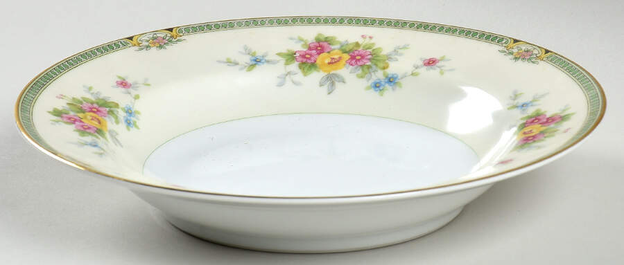 Floweree Rim Soup Bowl by Noritake-1