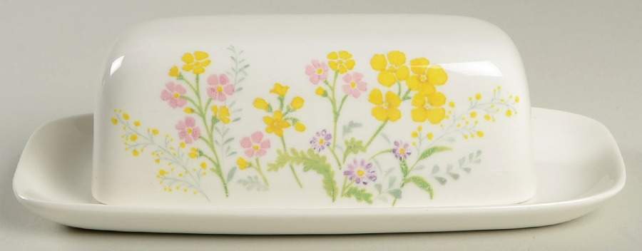 Flower Power 1/4 Lb Covered Butter by Noritake-1