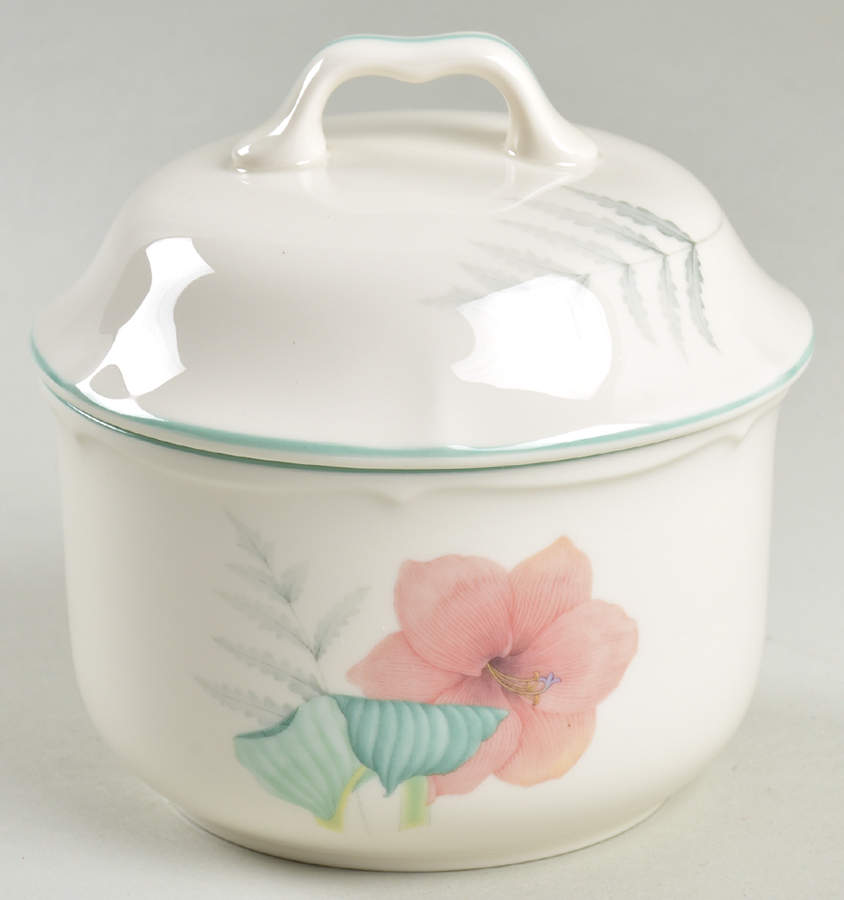 Floral Song Sugar Bowl & Lid by Noritake-1