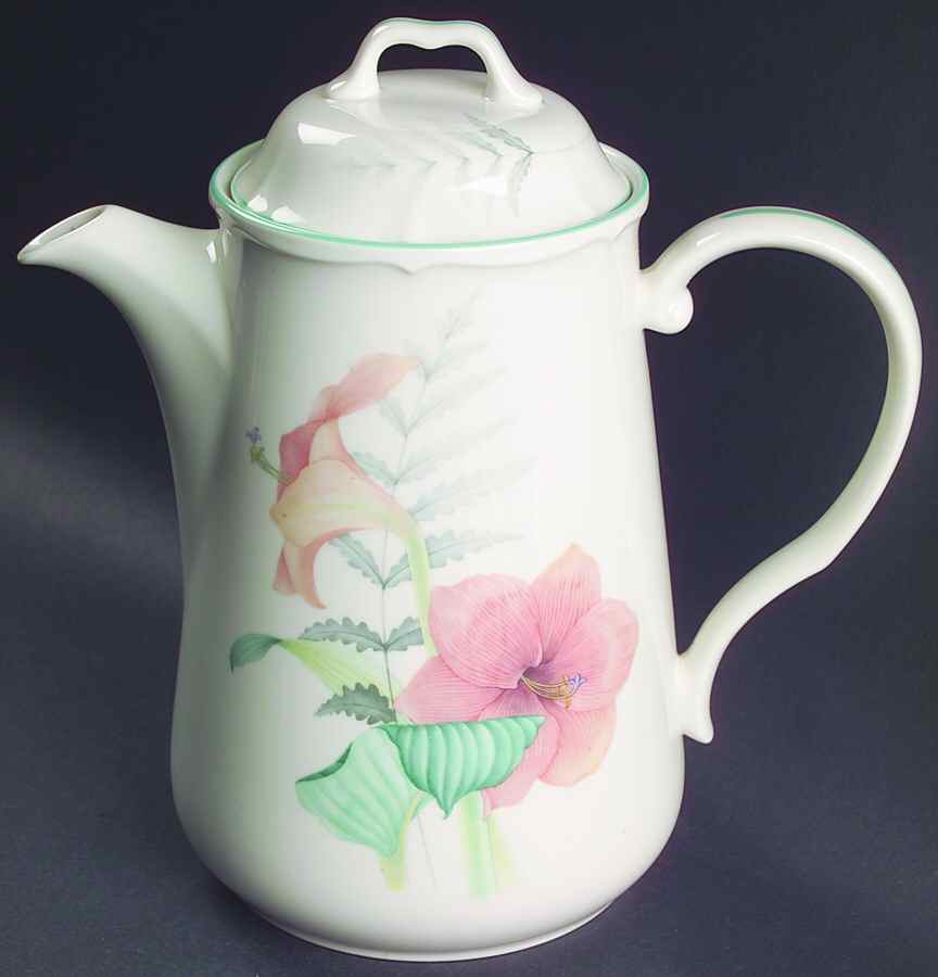 Floral Song Tea/Coffee Pot & Lid by Noritake-1