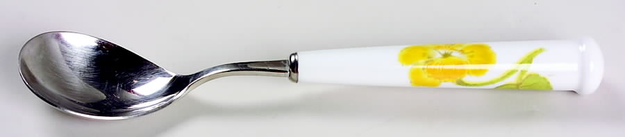 Flower Time Place/Oval Soup Spoon by Noritake-1