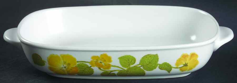 Flower Time 9" Oval Baker/Vegetable Bowl by Noritake-1