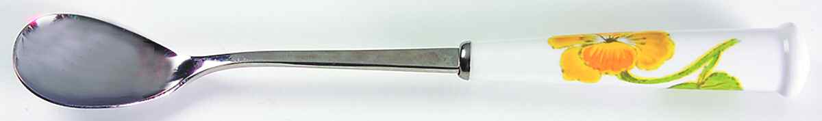 Flower Time Iced Tea Spoon by Noritake-1