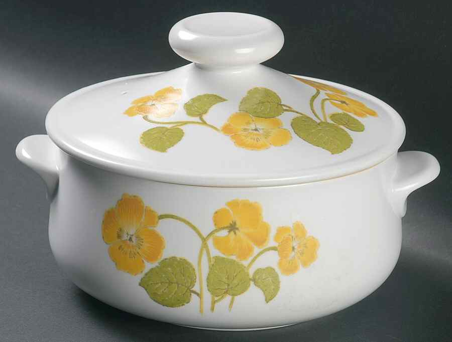 Flower Time 2.5 Qt Round Covered Casserole by Noritake-1