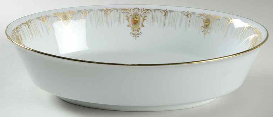 Flora Valley 9" Oval Vegetable Bowl by Noritake-1