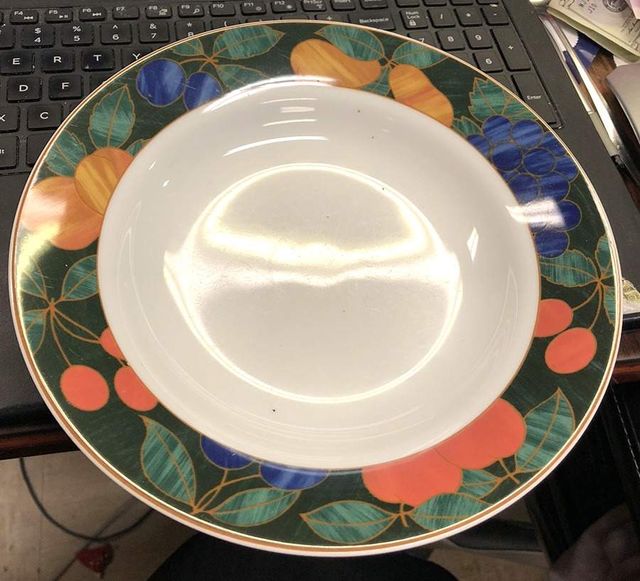 Forest Bounty Rim Soup Bowl by Noritake-1