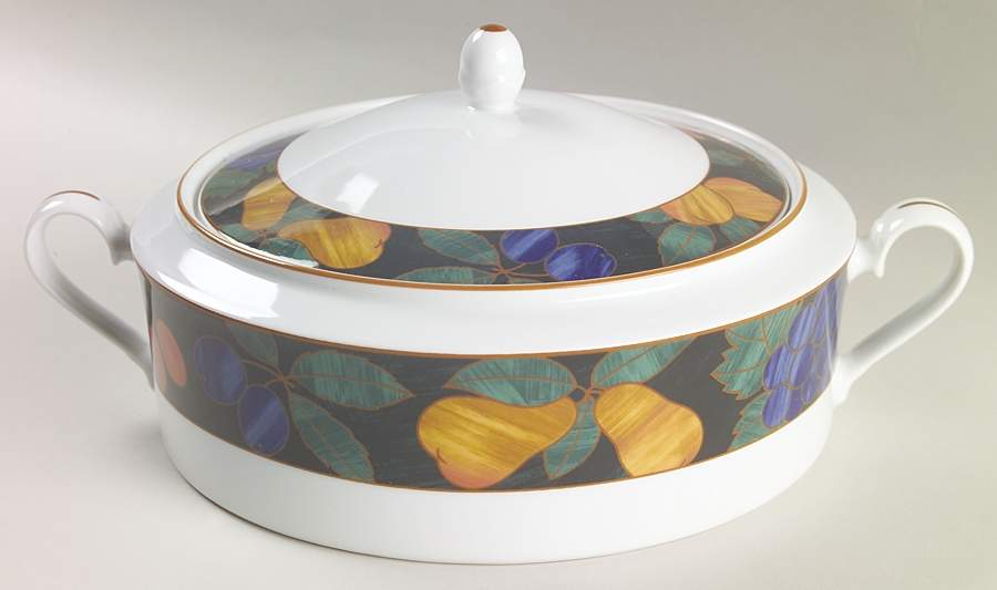 Forest Bounty Round Covered Vegetable by Noritake-1