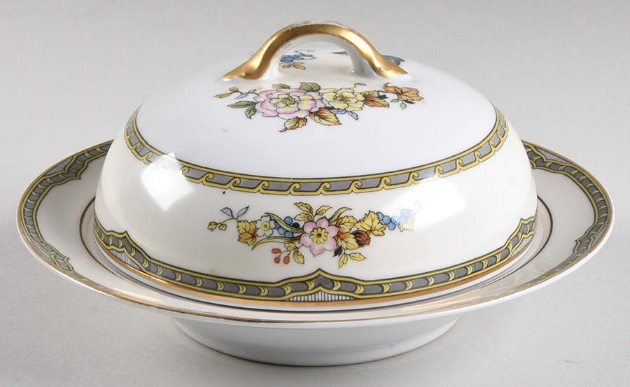 Fontaine Round Covered Butter by Noritake-1