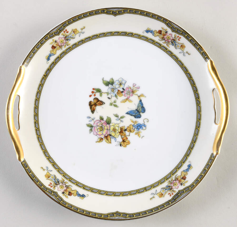 Fontaine Handled Cake Plate by Noritake-1