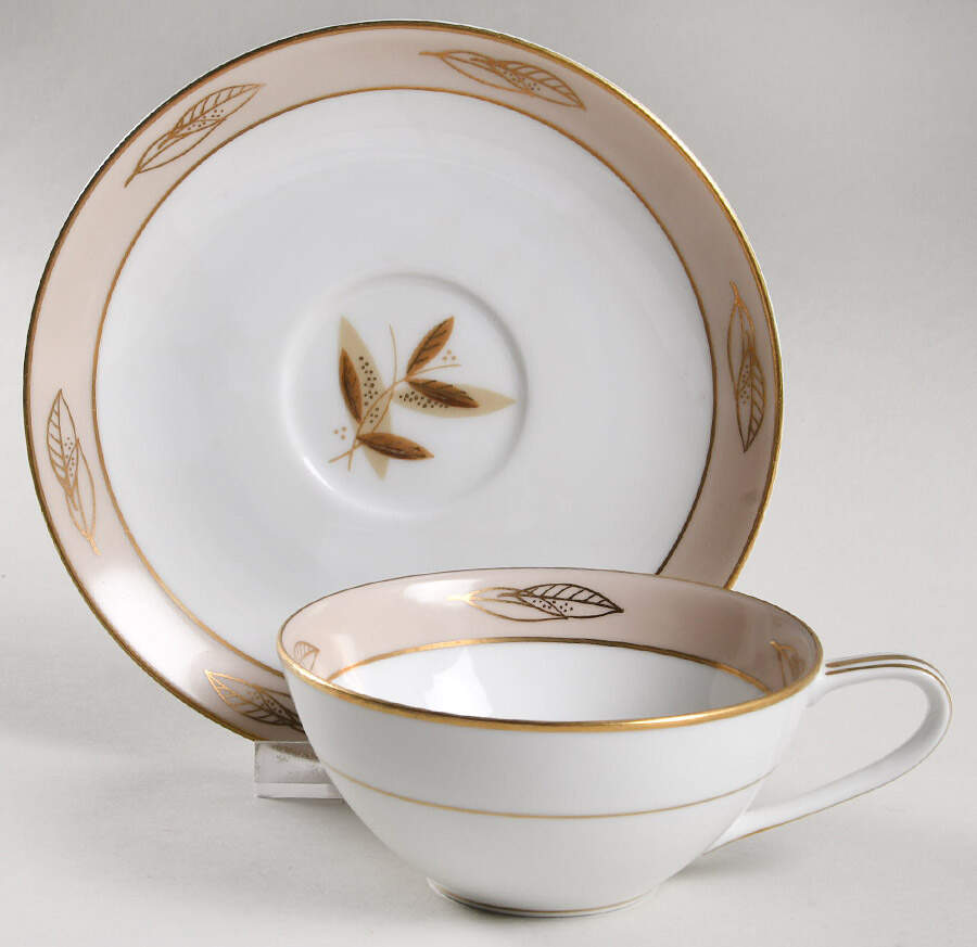 Fontana Flat Cup & Saucer Set by Noritake-1
