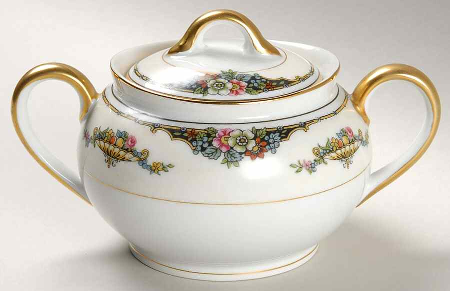 Fordyce Sugar Bowl & Lid by Noritake-1