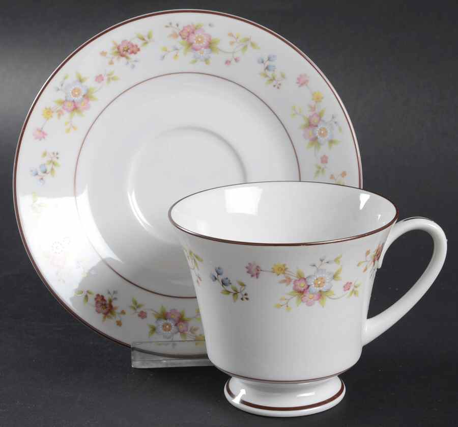Forever Footed Cup & Saucer Set by Noritake-1
