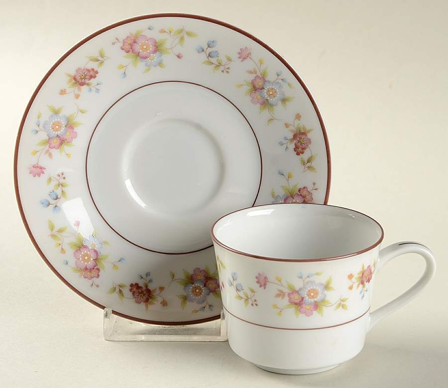 Forever Flat Demitasse Cup & Saucer Set by Noritake-1