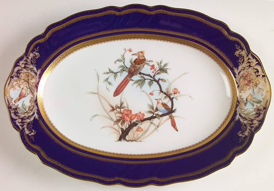 Foxboro 12" Oval Serving Platter by Noritake-1