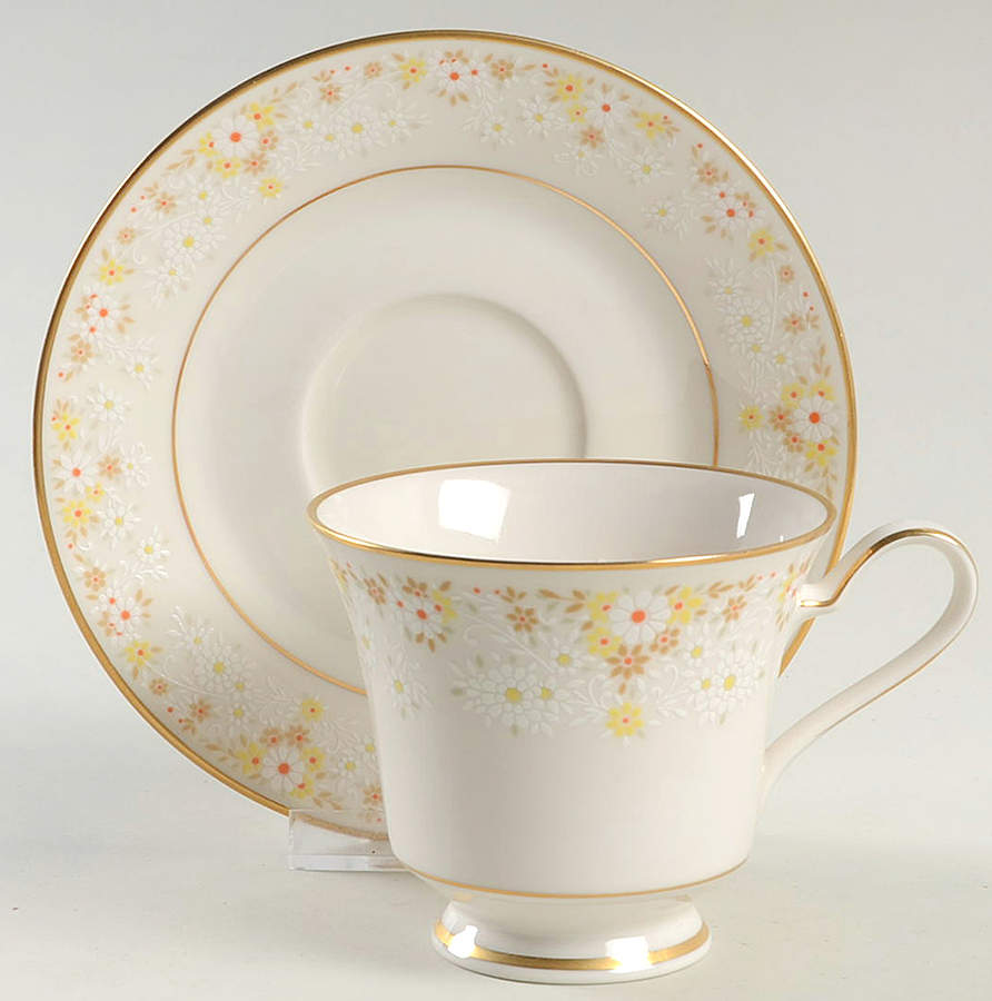 Fragrance Footed Cup & Saucer Set by Noritake-1