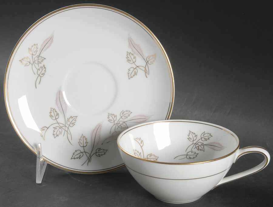 Francine Flat Cup & Saucer Set by Noritake-1
