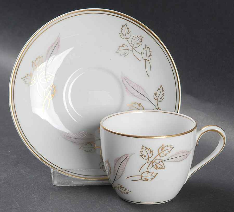 Francine Flat Demitasse Cup & Saucer Set by Noritake-1