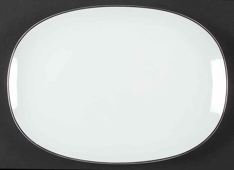 Fremont 11" Oval Serving Platter by Noritake-1