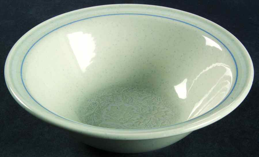 Frost Flower Rim Cereal Bowl by Noritake-1