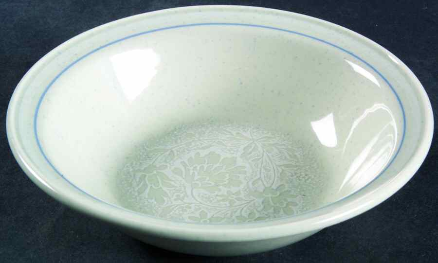 Frost Flower Rim Fruit/Dessert (Sauce) Bowl by Noritake-1