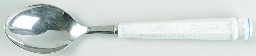 Frost Flower Place/Oval Soup Spoon by Noritake-1