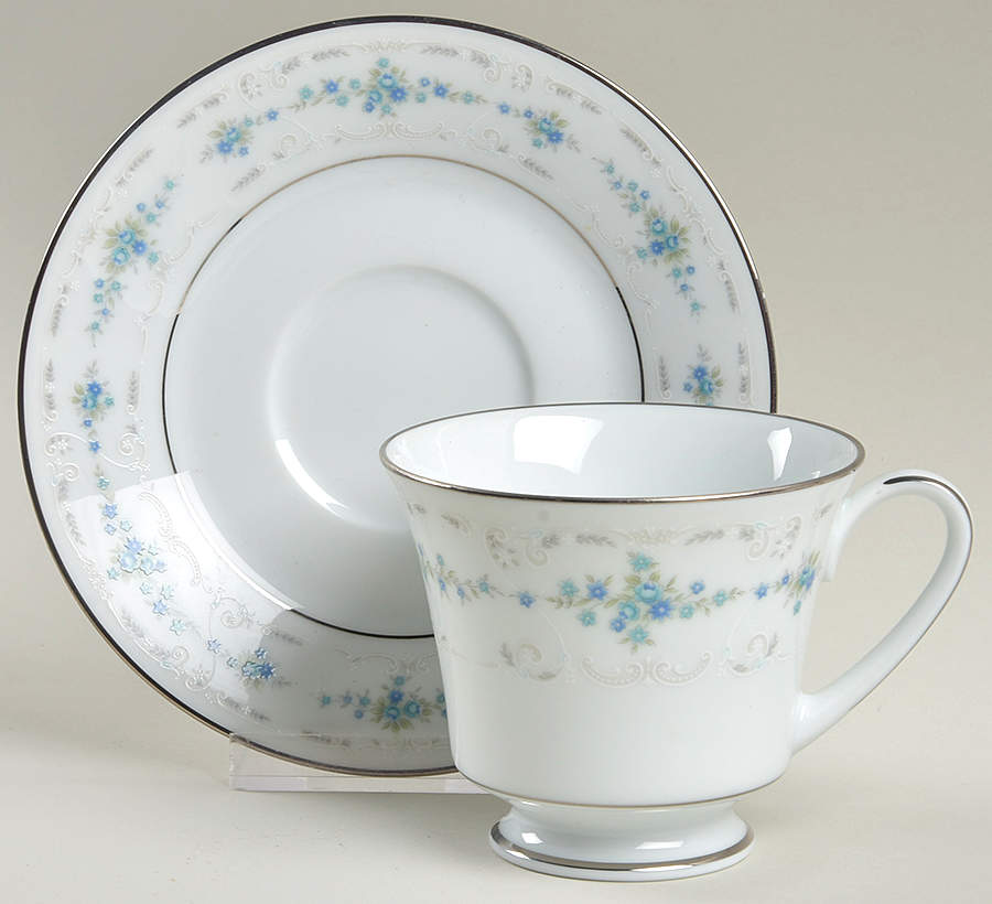 Frolic Footed Cup & Saucer Set by Noritake-1