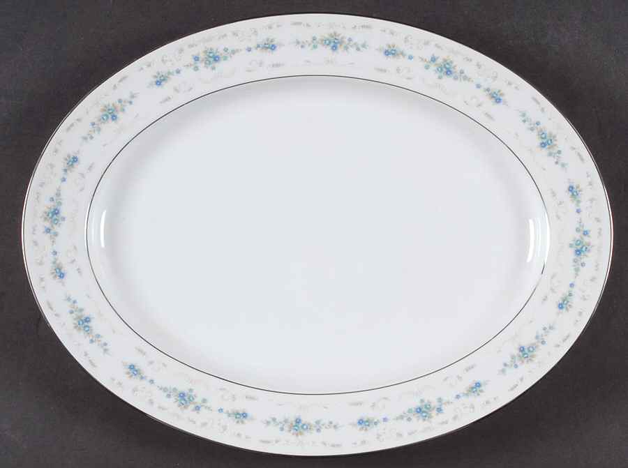 Frolic 13" Oval Serving Platter by Noritake-1