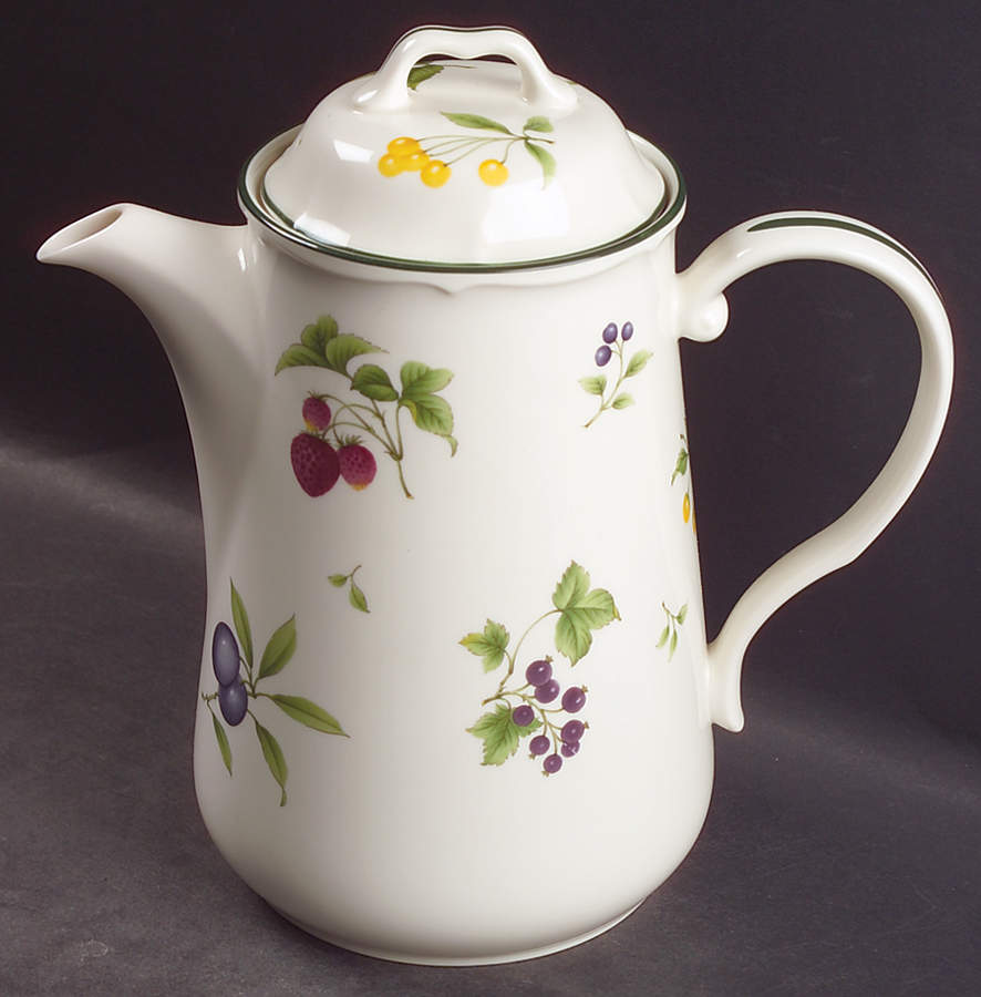 Fruit Parfait Tea/Coffee Pot & Lid by Noritake-1