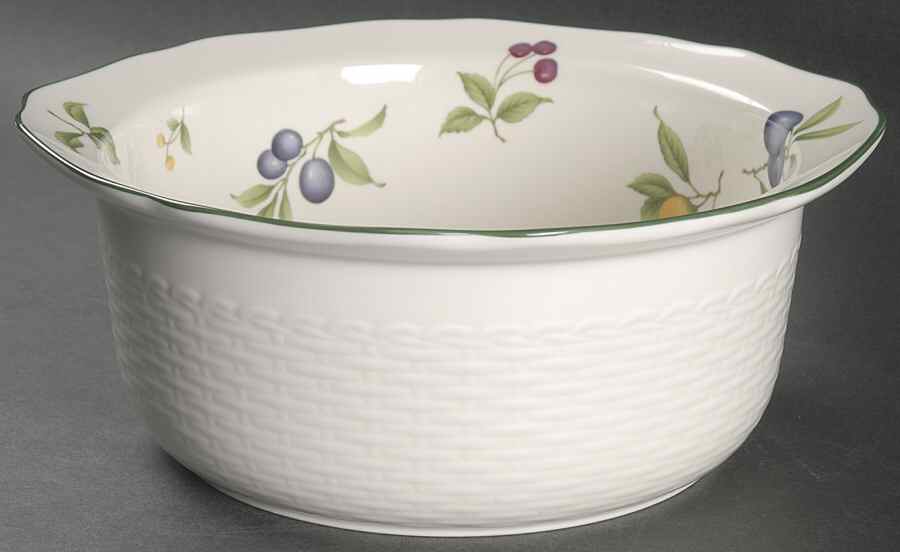 Fruit Parfait 9" Round Vegetable/Souffle by Noritake-1